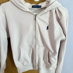 Polo zip up hoodie